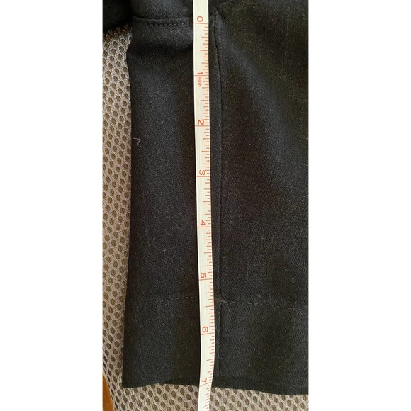 Womens Old Navy Linen Shorts 12 Black Pleated NEW - Picture 5 of 9